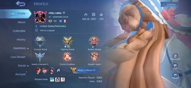 Mobile Legends: Bang Bang Account