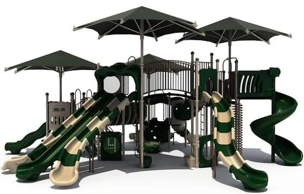 Play King Play System | Commercial Playground Equipment, Natural Colors
