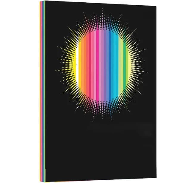 Astrobrights 176 Gsm Cardstock 8.5x11 75 Sheets Spectrum Colors