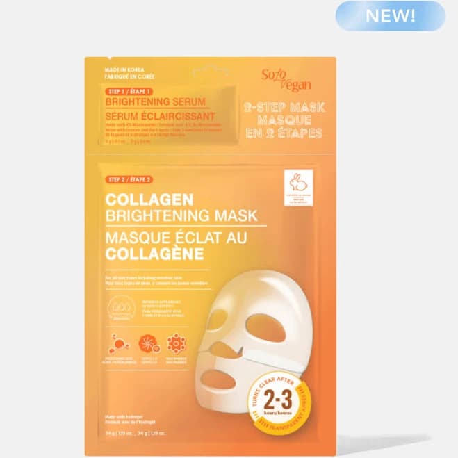 2-Step Brightening Serum + Collagen Brightening Mask - 1 count