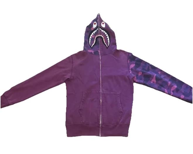 Men's Camo Shark Hoodie