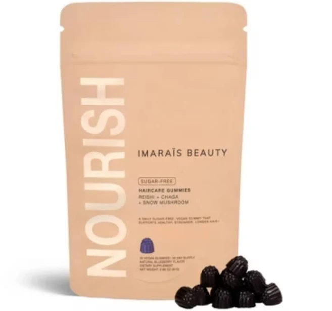 Imarais Beauty Hair Growth Gummies For Strong Hair Anti Shedding Vegan