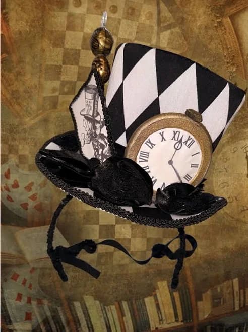 Wonderland Inspired Mini Top Hat