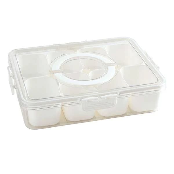 at Home Real Simple White Snack Box