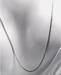 Sterling Silver 925 Venetian Box Chain Necklace 50cm 3.58grams – Kaedesigns Jewellery