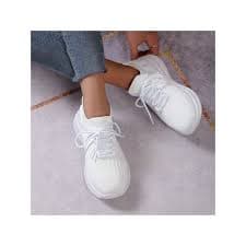 Frontwalk Women's Sneakers Workout Tennis Shoes Mesh Running Shoe Walking Soft Athletic Sneaker Ladies Lightweight Trainers White 7 - Walmart.com