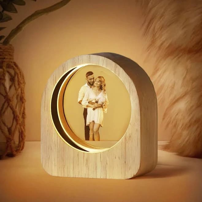 XSTZR Custom 3D Crystal Photo Night Light