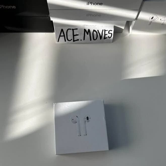 Apple Airpods Wireless Bluetooth Earbuds With Charging Case - White
