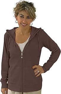 Women's Active Casual Thin Cotton Zip Up Hoodie Jacket