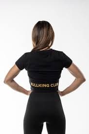 Crop Top Black Cotton – BullKingClub