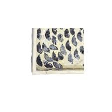 Rectangular Capiz Tray with Handles - 15x12 Black Floral Accent Tray - Walmart.com