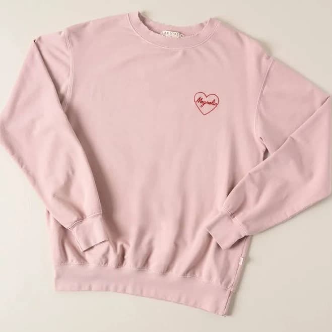 Embroidered Heart Sweatshirt