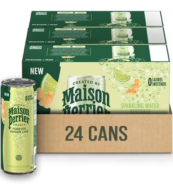 Perrier Slims Ginger Lime Sparkling Water