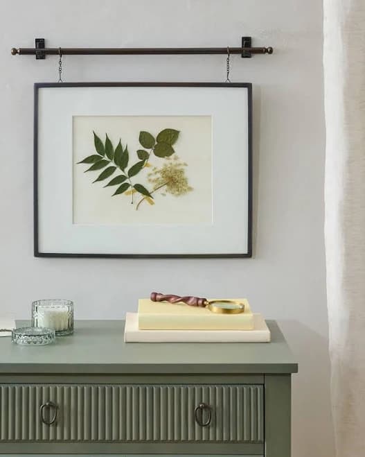 Colleen Antique Bronze Rail Picture Frame