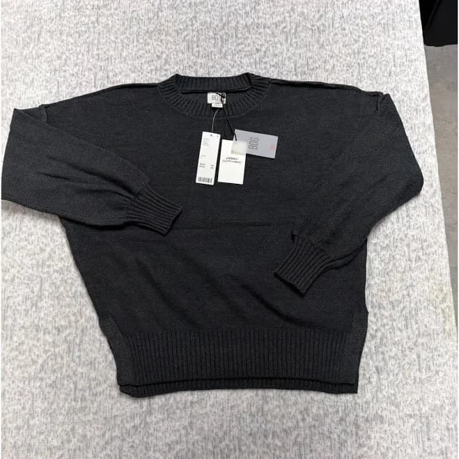 Bdg Urban Outfitters Dark Grey Crew Neck Oversized Knit Sweater