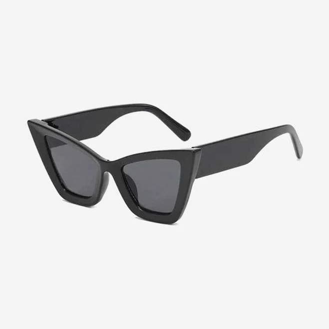 Angular Oversized Cat-Eye Sunglasses