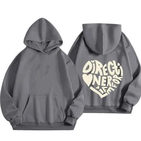 nochalofo Essentials Hoodie Oversized Hoodies for Women's Women's Letter Graphic Print Long Sleeve Drawstring Hoodie Sweatshirt Graphic