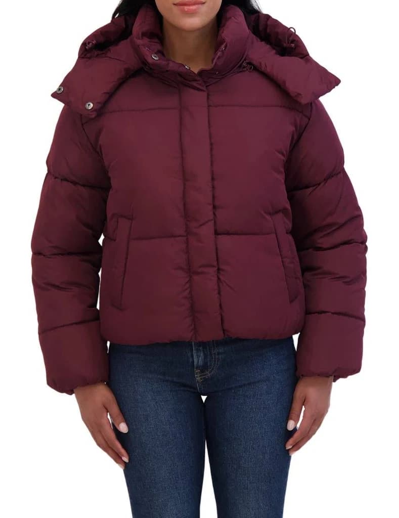Women's Short Hooded Puffer Jacket