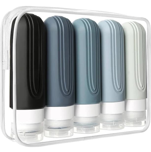 CHEODIN Travel Bottles for Toiletries (5 Pack)