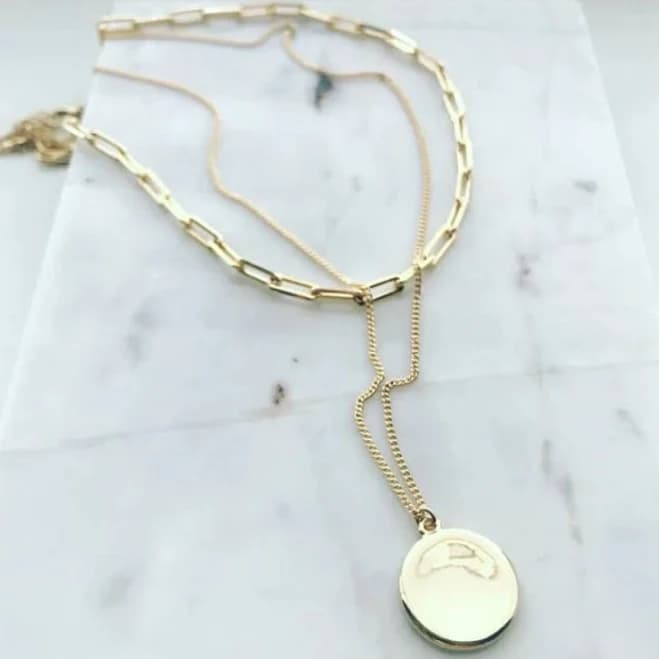 Minimalist Gold Paperclip Chain Necklace