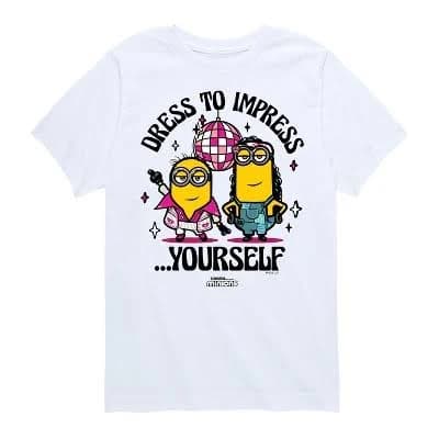 Despicable Me Minions Dress to Impress Yourself Graphic T-Shirt
