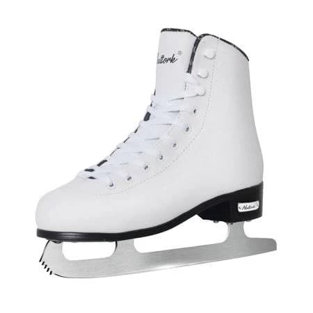 Nattork White Figure Skates