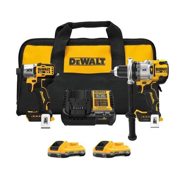 DEWALT 20V MAX Hammer Drill/Impact 2-Tool Combo Kit