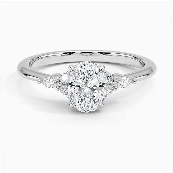 Nadia Diamond Engagement Ring Cut Lab Diamond