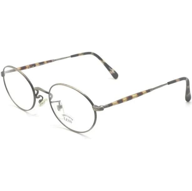 Engraved Antique Silver Finish Oval Frames By SAKI 532 Made In Japan