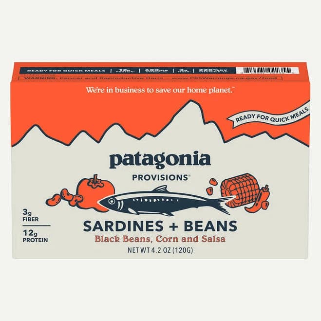 Patagonia Sardines & Beans Black Beans, Corn, and Salsa