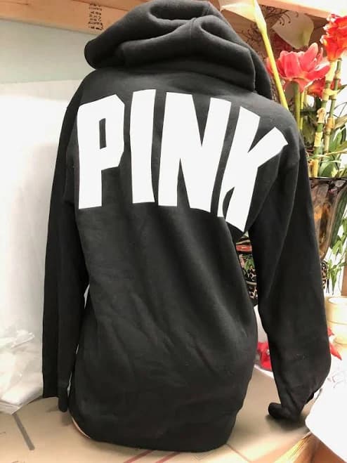 Pink Women's Sherpa Lined Hood Campus Pullover