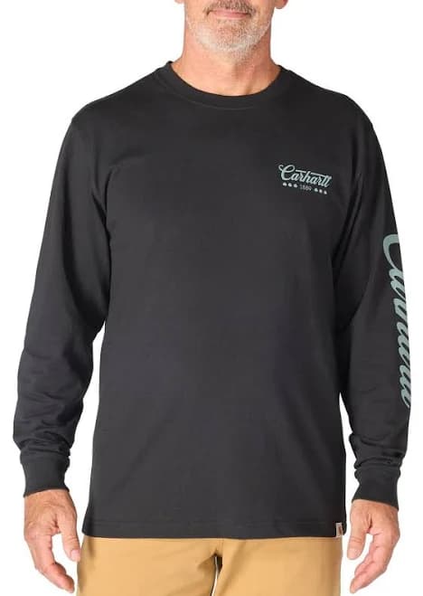 Carhartt Men's Loose Fit Long Sleeve Shamrock T-Shirt