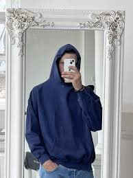 Fruit Of The Loom × Vintage Vintage Fruit of the Loom Faded Blue Hoodie oversized fit | Grailed