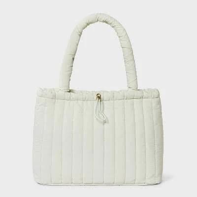 Universal Thread Quilted Drawstring Tote Handbag