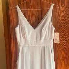 After Six | Dresses | After Six Style 519 Lux Chiffon Vneck Sleeveless Pleated Dress With Pockets | Poshmark