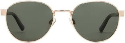 Foster Grant Women's TruPolar Round Metal Polarized Sunglasses