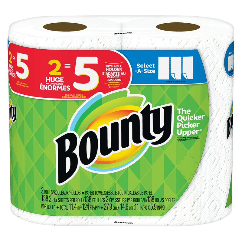 Bounty Select-A-Size Huge Roll 2ct