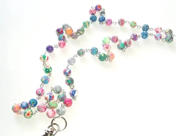 Beaded Long Lanyard