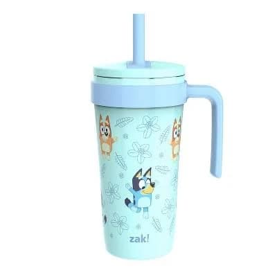 Zak Designs Bluey Stainless Steel Vacuum Fairway Straw Tumbler