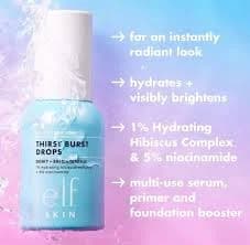 Elf SKIN Holy Hydration Thirst Burst Drops, 0.33 oz BRAND NEW WITH BOX