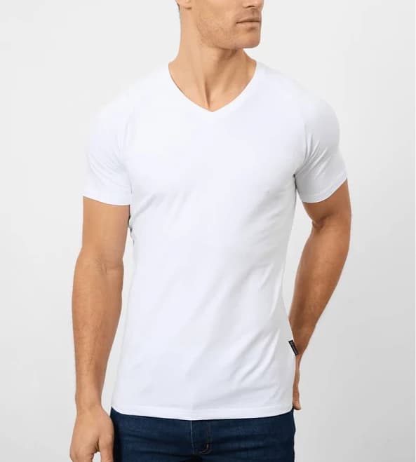 Tailored Fit V-Neck T-Shirt