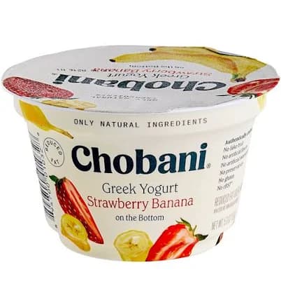 Chobani Low- Fat Strawberry Banana Greek Yogurt
