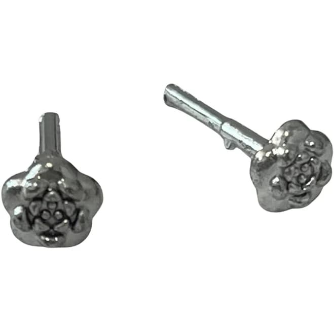 10 Pairs Of Rose Bud Stud Earrings For Fashion Dolls