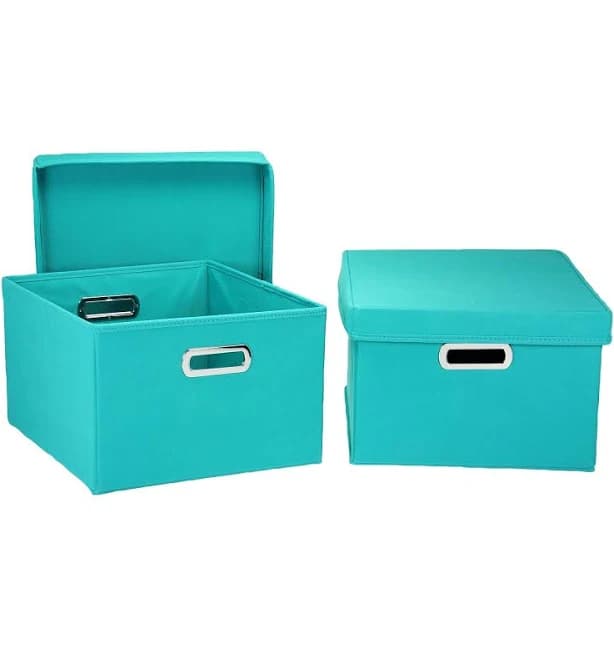 Household Essentials 2-Pc. Storage Cube Set with Lids