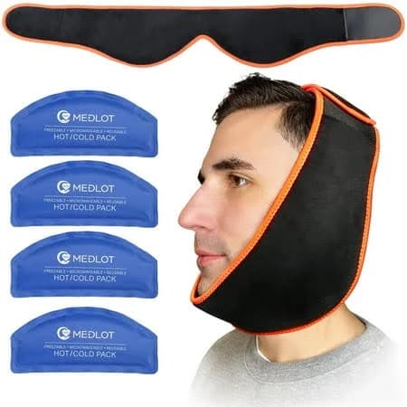 Lotfancy Face Ice Pack Wrap