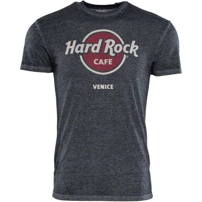 Hard Rock Cafe Men's Venice Burnout Tee