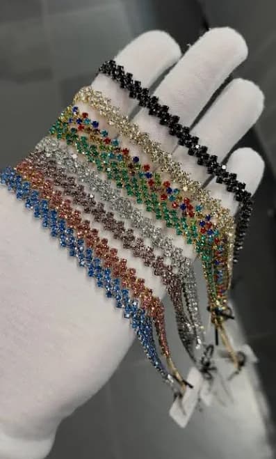 Rhinestone Crystal Statement Choker Necklace