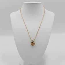 Christian Dior Heart Cubic DIOR Logo Pendant Necklace NO.102 on Bunjang Global Site.