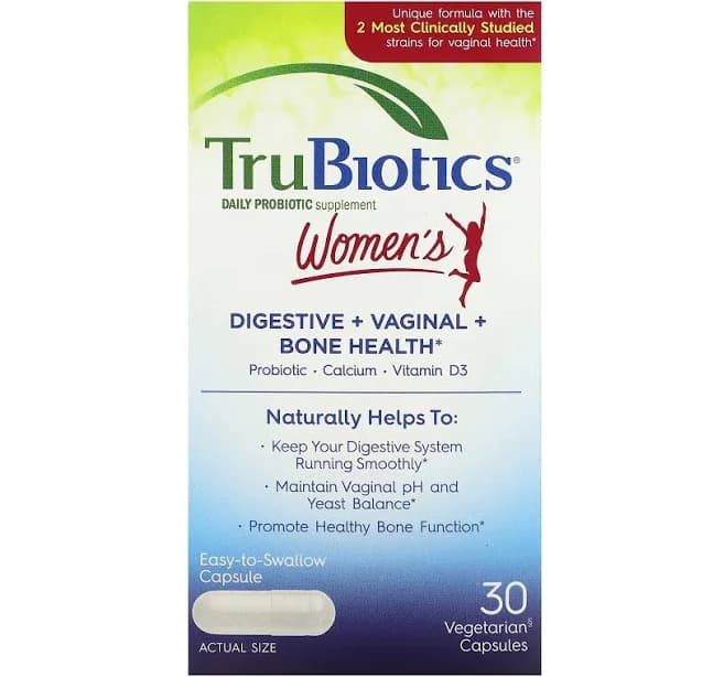 2 X Trubiotics, Women's Digestive + Vaginal + Bone Health , 30