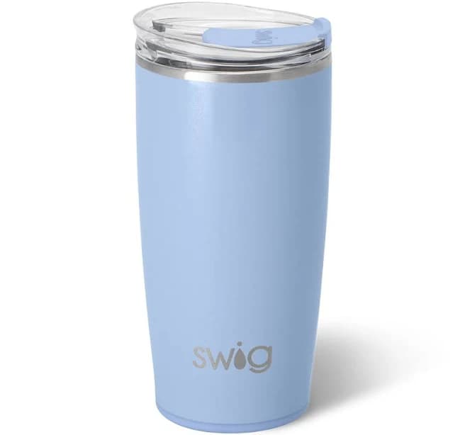 Swig Life 22oz Shimmer Periwinkle Blue Tumbler